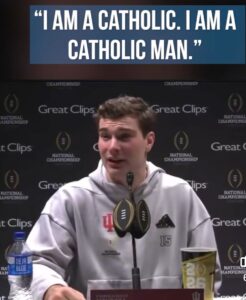 a Catholic man