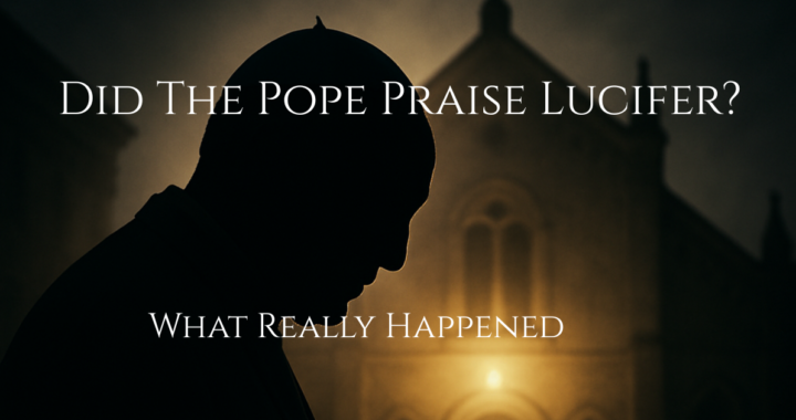 Did Pope Francis Praise Lucifer? What Really Happened